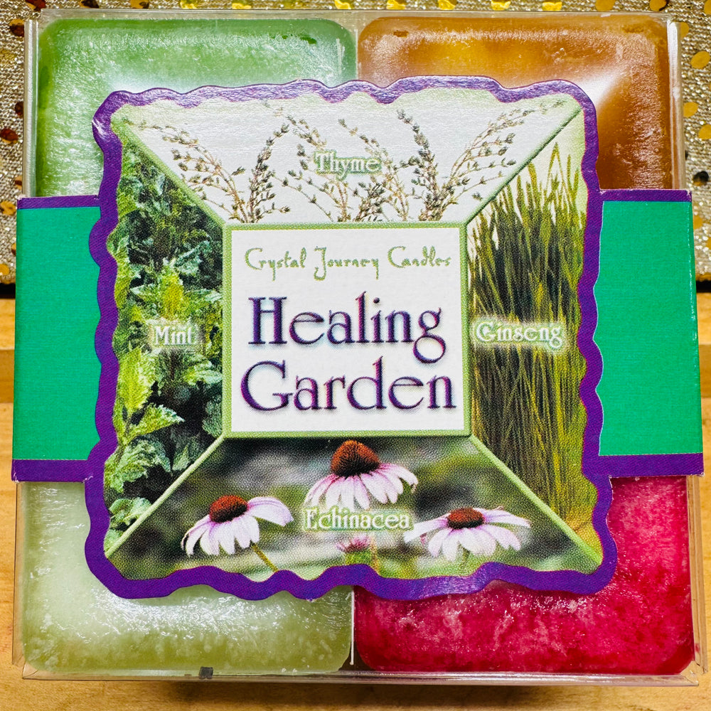 Crystal Journey Candles - Healing Garden