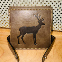 
              Deer Faux Leather Coasters Set of 4 (3 Styles)
            
