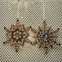 Gold Snowflake Ornament (2 Styles)