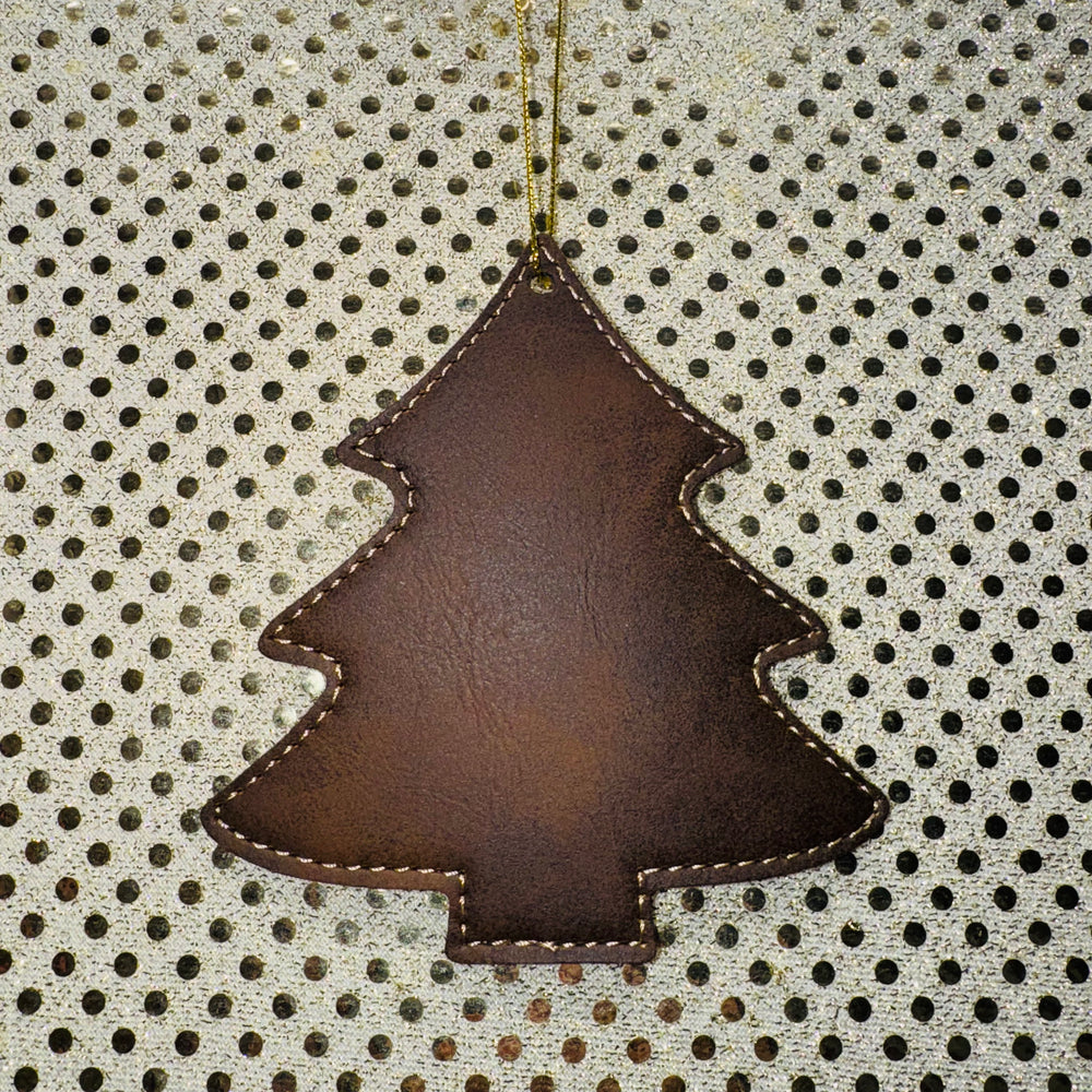 Faux Brown Leather Tree