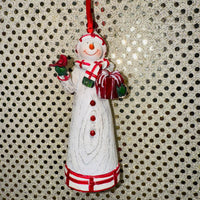 Tall Snowman Ornament (2 Styles)