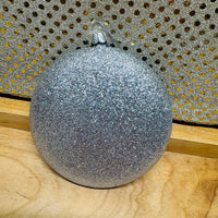 Moose or Deer Disc Ornament with Snow