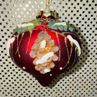 
              Pine Cone Teardrop Ornament
            