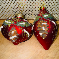 
              Pine Cone Teardrop Ornament
            