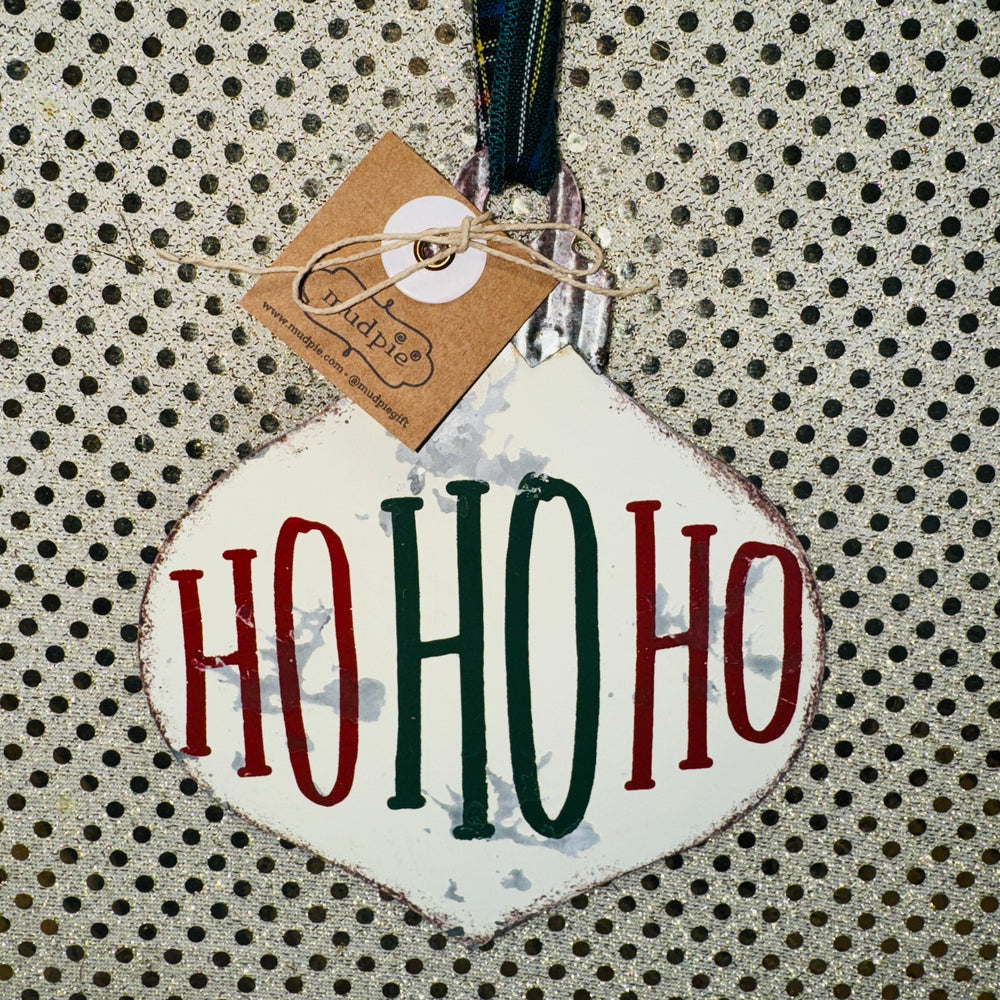 Icon Christmas Phrase Ornament