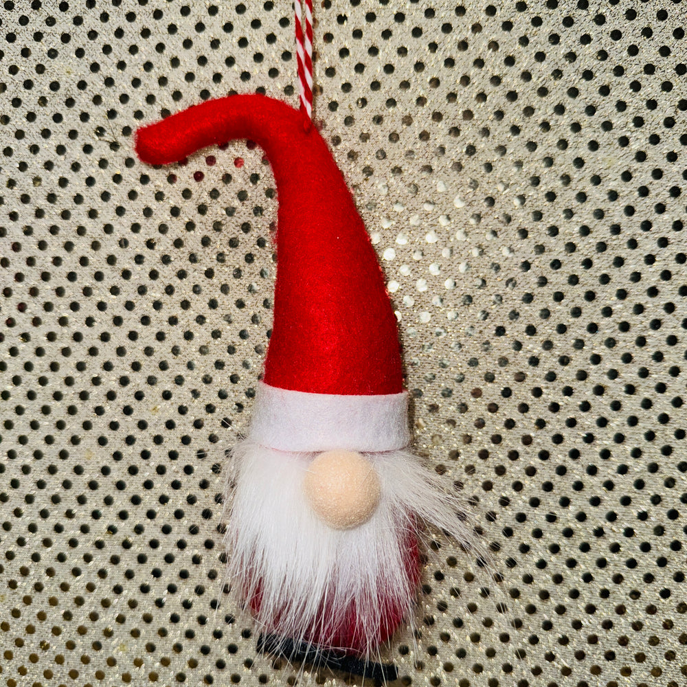 Plush Gnome Ornament