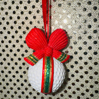 Golf Ball & Headcovers Ornament