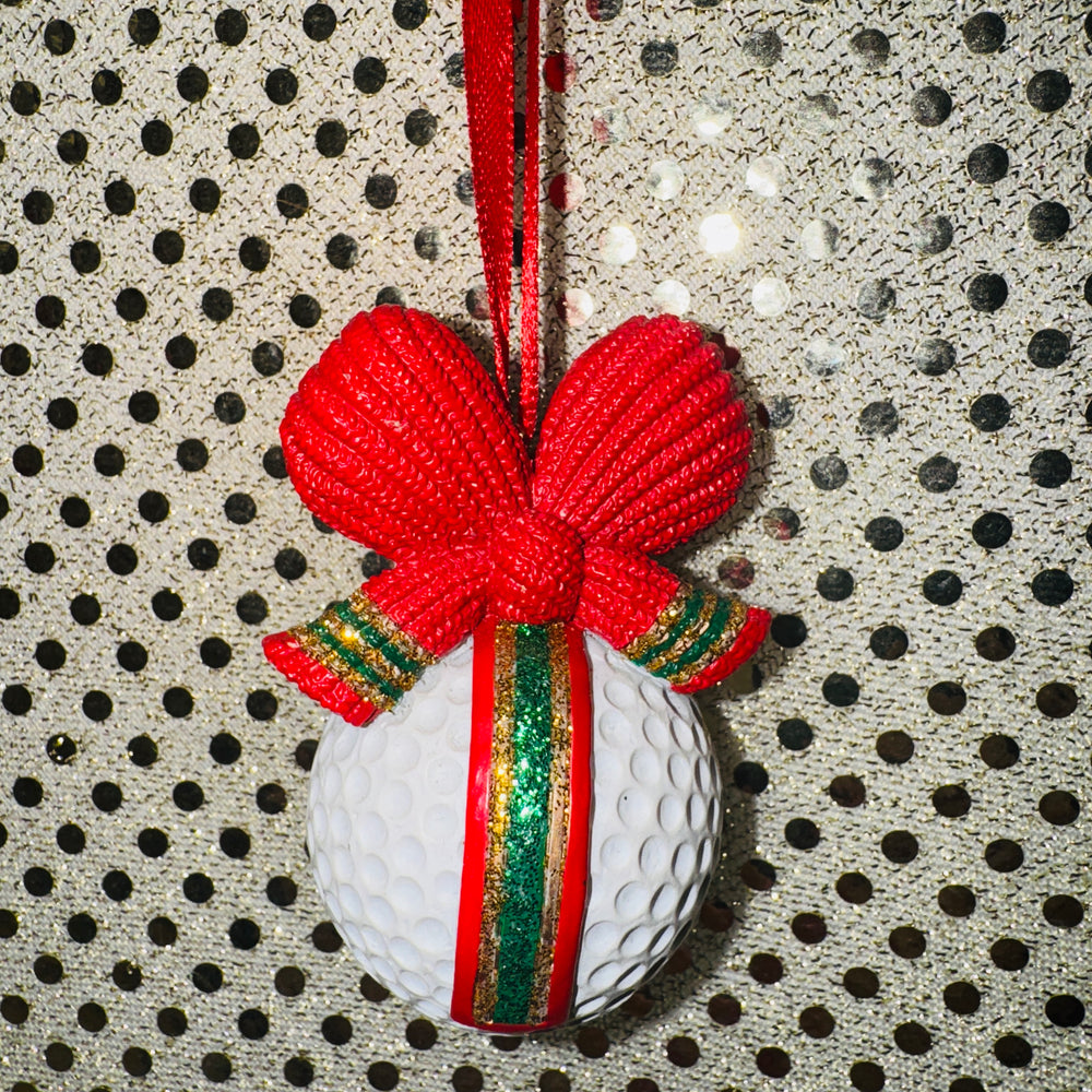 Golf Ball & Headcovers Ornament