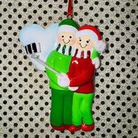 
              Selfie Stick (Personalize) Ornament
            