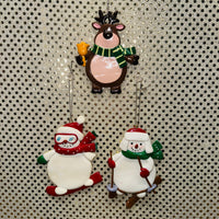 
              Deer, Skier or Snowboarder Ornament
            
