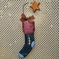 
              Wooden Stocking Ornament
            