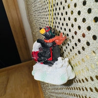 
              Black Bear on Snowmobile Ornament
            