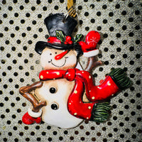 
              Snowman with Scarf Ornament (6 Styles)
            