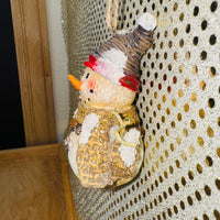 
              Snowman with Pine Cones Ornament
            