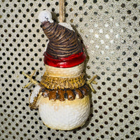 
              Snowman with Pine Cones Ornament
            