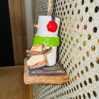 
              S'mores Snowman Ice Skater Ornament
            