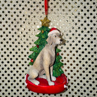 
              Dog and Christmas Tree Ornament (5 Styles)
            
