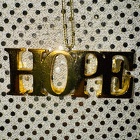 
              Brass Word Ornament (3 Styles)
            