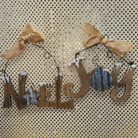 
              Wooden Wood & Metal Ornament (2 Styles)
            