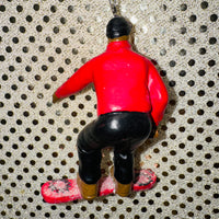
              Snowboarder Ornament - Red, Black, Brown
            