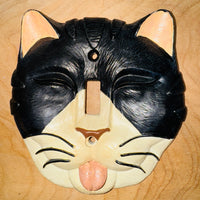 Cat Face - Single Toggle Switch Cover