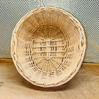 
              Oval Vanilla Willow Basket
            