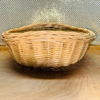 
              Oval Vanilla Willow Basket
            