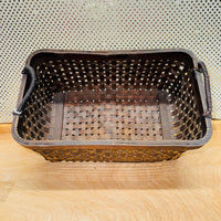 Check Weave Rectangular Basket