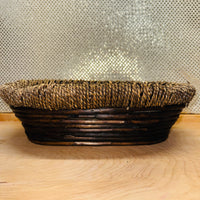 Stick and Rope Oval Basket