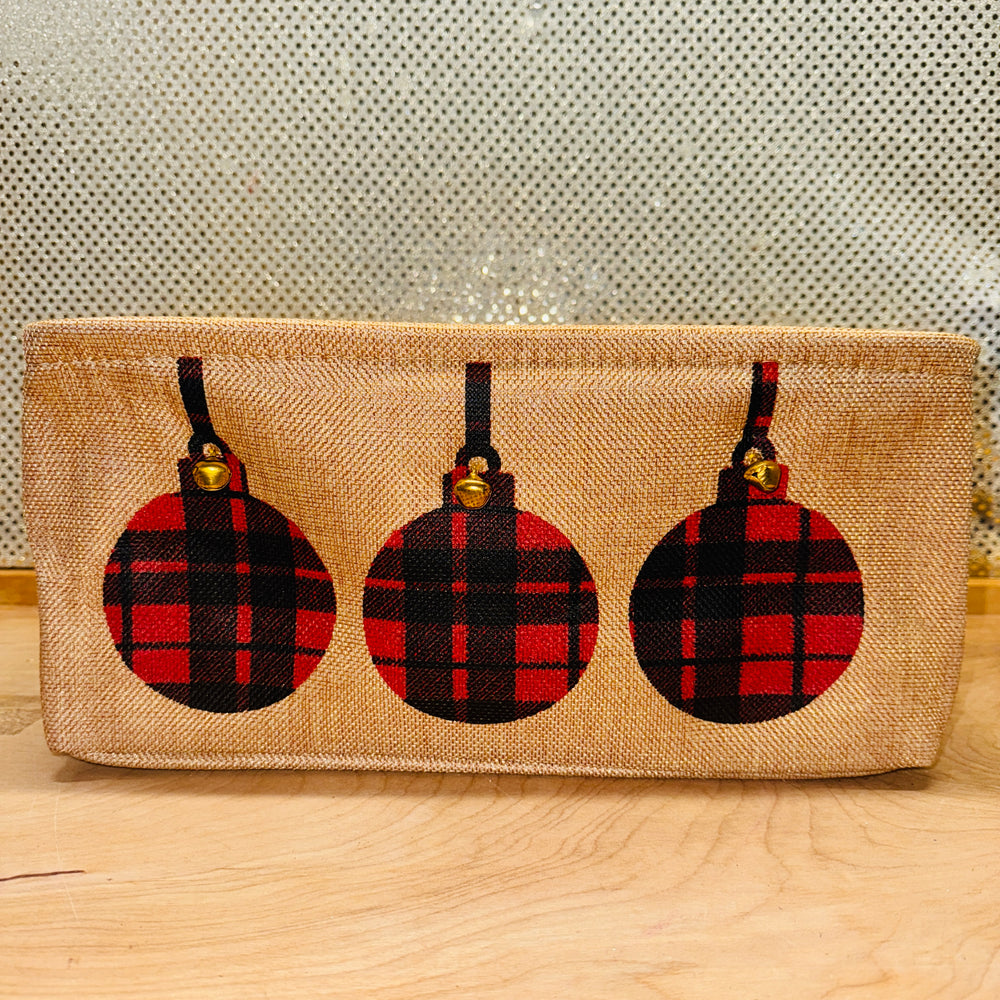Buffalo Plaid Fabric Basket (3 styles)
