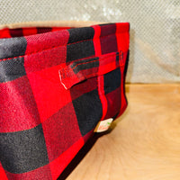 
              Buffalo Plaid Fabric Basket (3 styles)
            