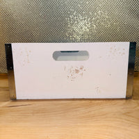 White "Distressed" Wood Square Crate (3 sizes)
