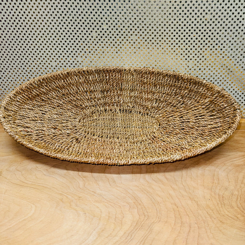 Seagrass Oval Tray