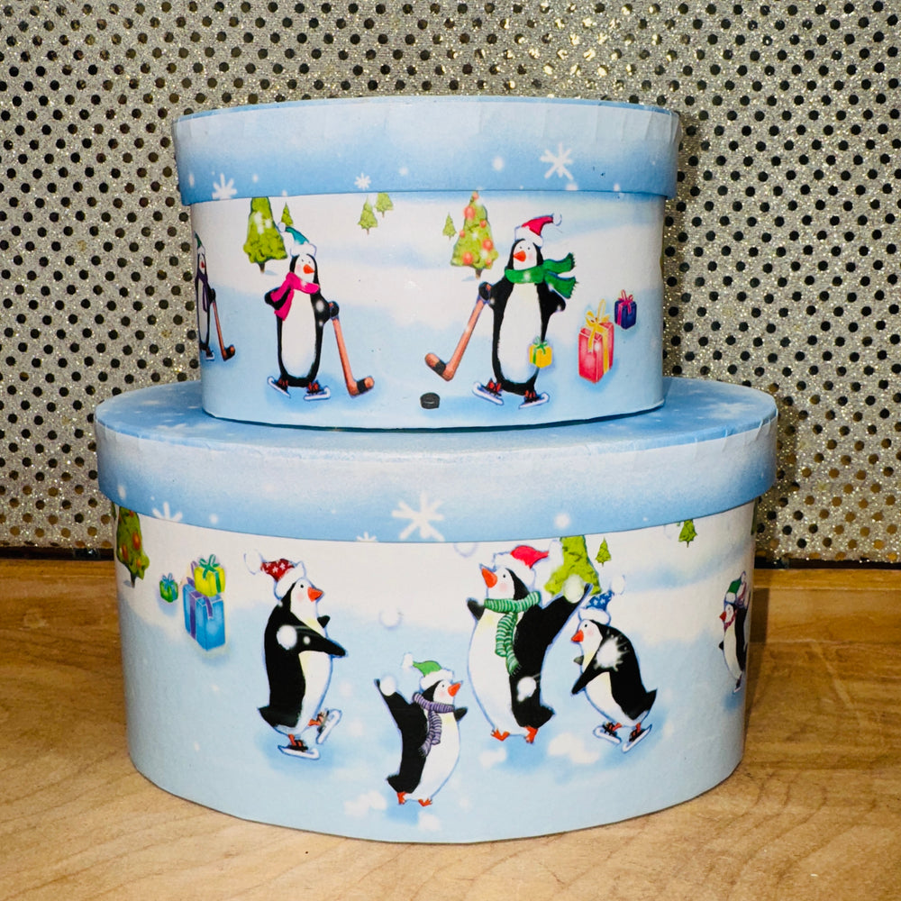 Penguin Nested Boxes/set of 2