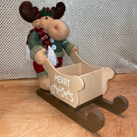 
              Moose or Snowman Character Sleigh
            