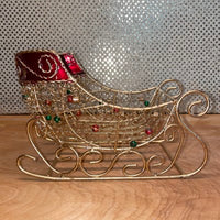 Gold Wire Sleigh (3 sizes)