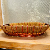 
              Wicker and Rope Oval Basket XXL
            