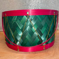 
              Green/Red Drum Basket (3 sizes)
            