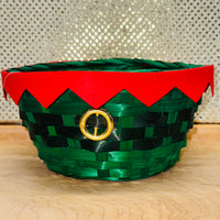 
              Green Elf Belt Bamboo Basket
            