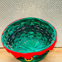 
              Green Elf Belt Bamboo Basket
            
