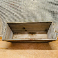 Wooden Rectangular Basket