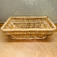 
              Woven Stick-Weave Rectangular Basket
            