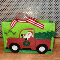 Felt Ho Ho Ho Truck Tote