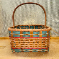 
              Southwest-themed Chipwood Weave Basket
            