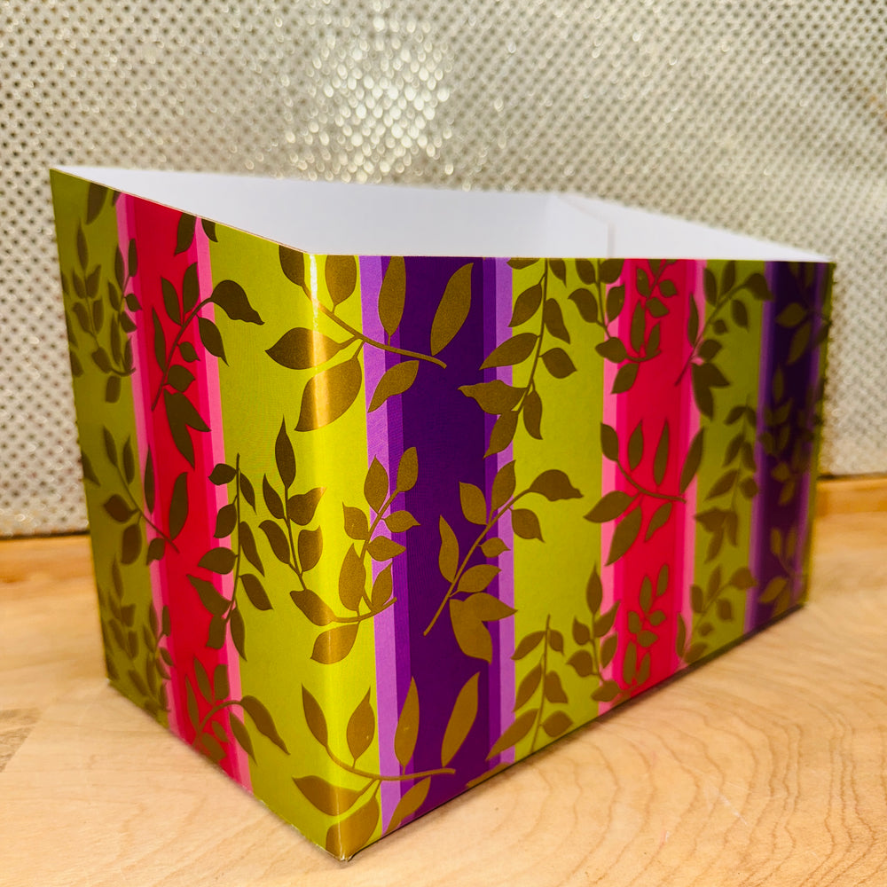 Brushed Gilded Willow Basket Box - LARGE ONLY