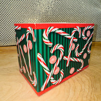 Candy Canes and Pinwheels Basket Box - SMALL ONLY