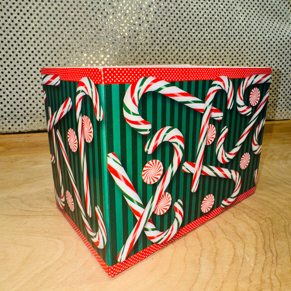 Candy Canes and Pinwheels Basket Box - SMALL ONLY