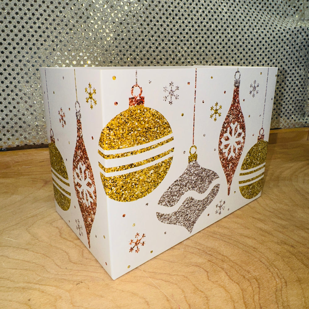 Glittery Ornaments Basket Box - SMALL ONLY