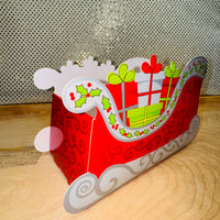 Christmas Sleigh Basket Box - SMALL ONLY