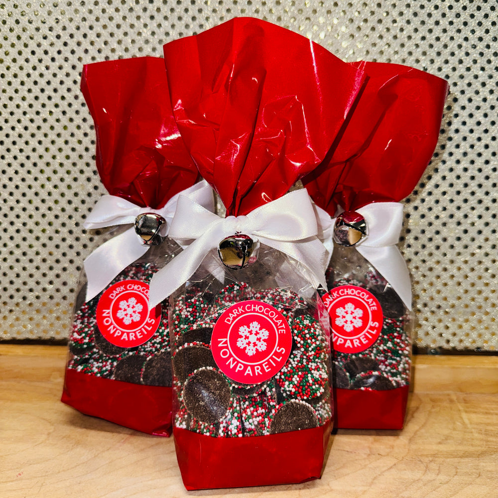 Holiday Dark Chocolate Nonpareils